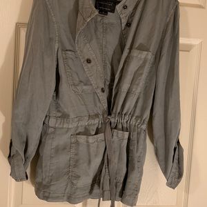 Olive green lightweight jacket
